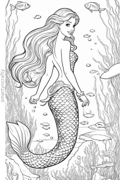 barbie coloring page