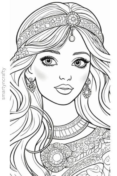 barbie coloring pages