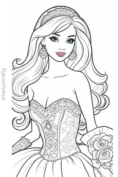 barbie coloring pages
