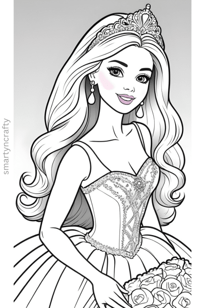 barbie coloring pages