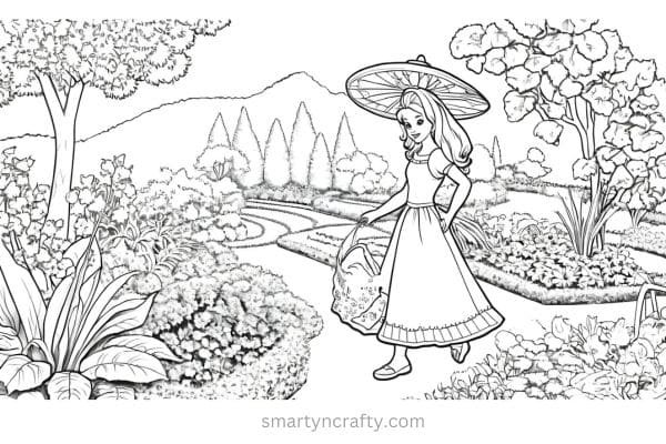 barbie coloring pages