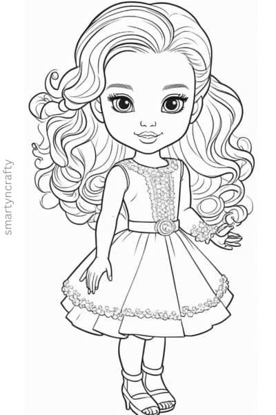 barbie coloring pages