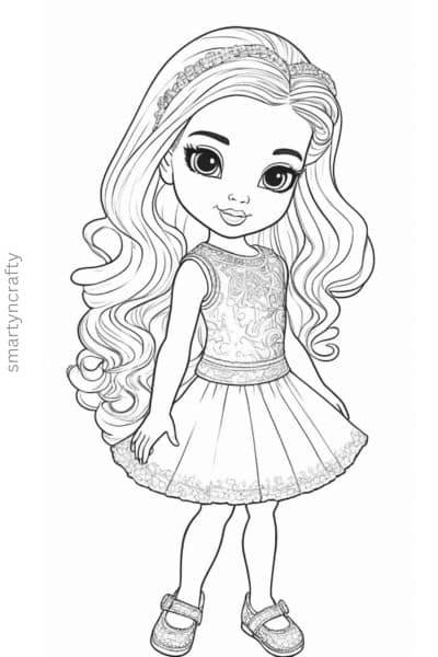 barbie coloring pages