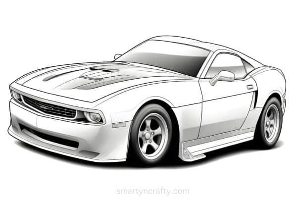 hot wheels coloring pages