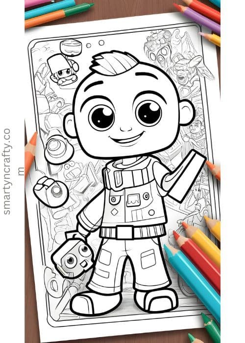 stumble guys coloring pages