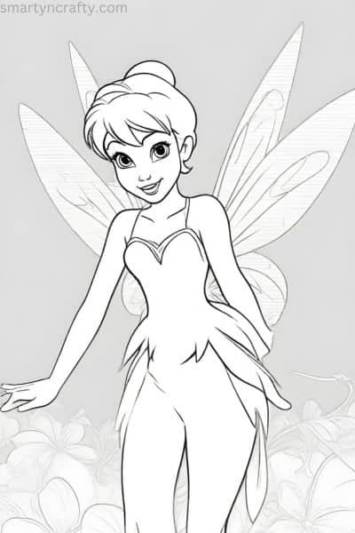 tinker bell coloring pages