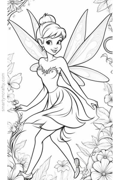tinker bell coloring pages