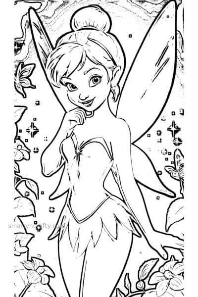 tinker bell coloring pages