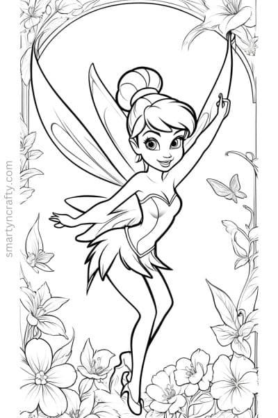 tinker bell coloring pages