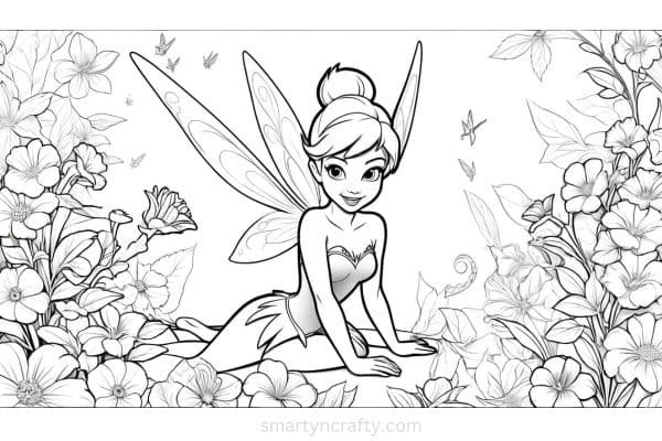 tinker bell coloring pages