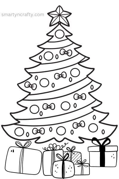 tree coloring pages