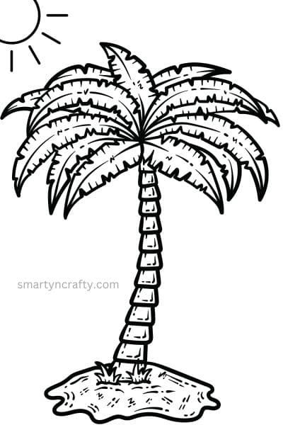 tree coloring pages