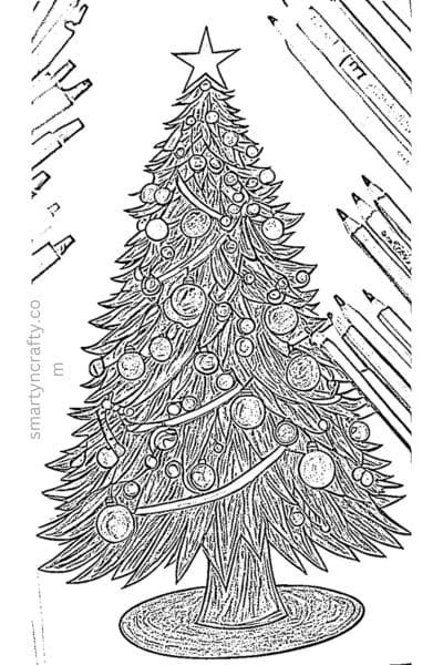 tree coloring pages