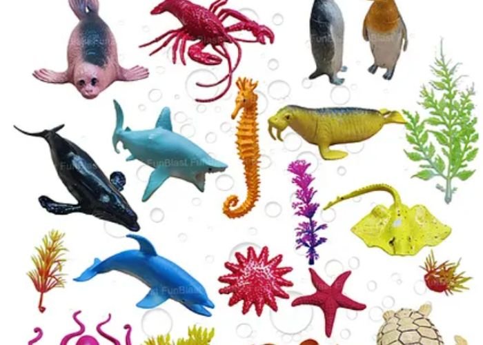 Ocean animal figurines