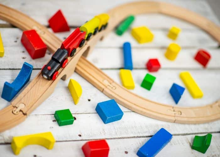 Toy Train Set