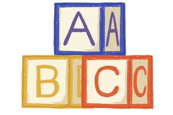 alphabet blocks