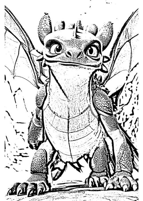 dragon coloring pages