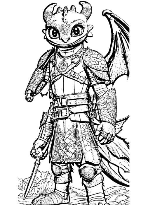 dragon coloring pages