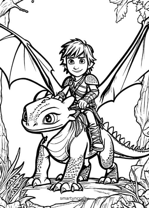 dragon coloring pages