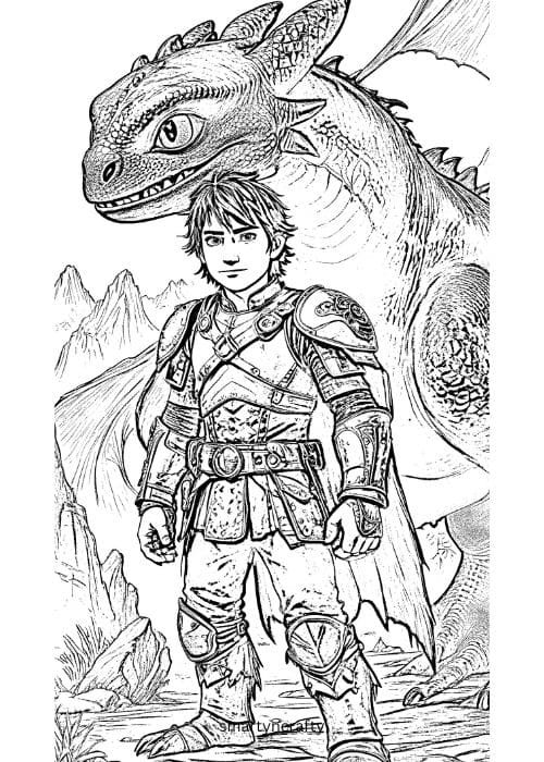 dragon coloring pages