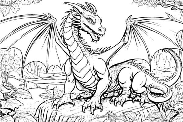 dragon coloring pages
