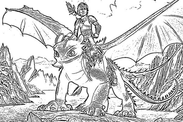 dragon coloring pages