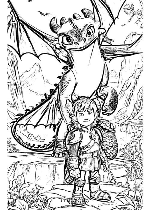 dragon coloring pages