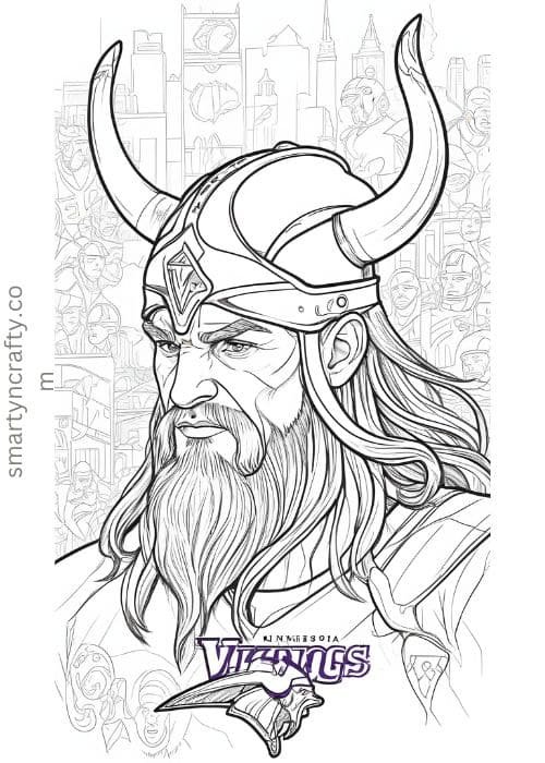 vikings coloring pages