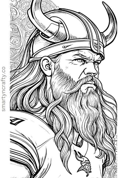 vikings coloring pages
