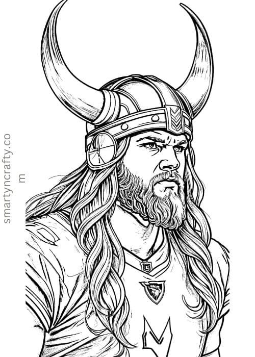 vikings coloring pages