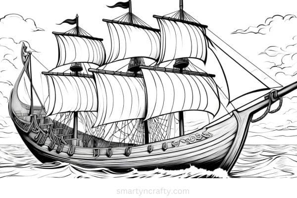 vikings coloring pages