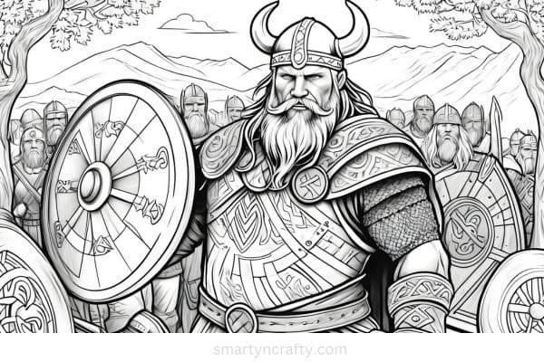 vikings coloring pages