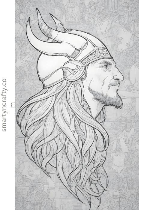vikings coloring pages