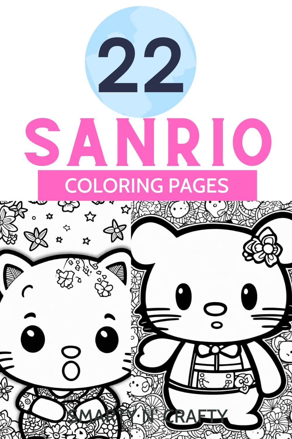 sanrio coloring pages