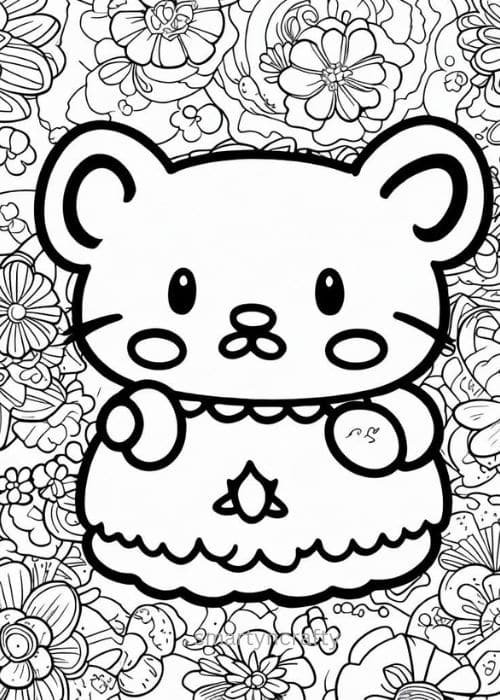 sanrio coloring pages