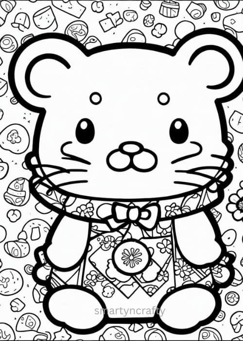 sanrio coloring pages