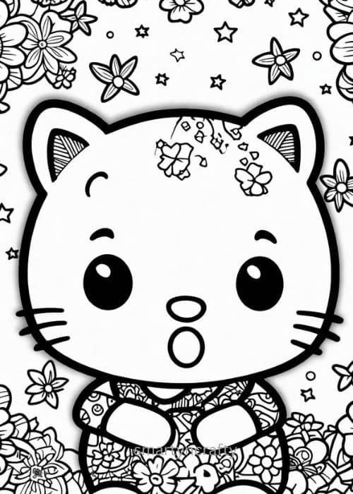 sanrio coloring pages