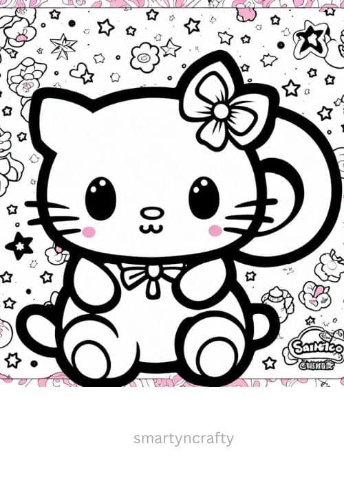 sanrio coloring pages