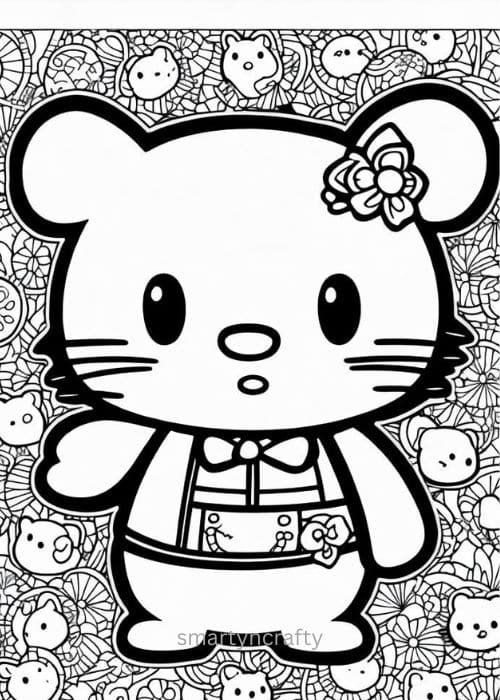 sanrio coloring pages