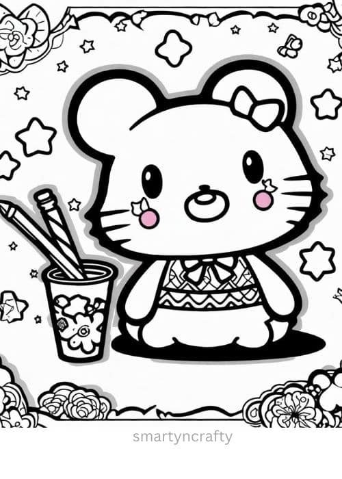 sanrio coloring pages