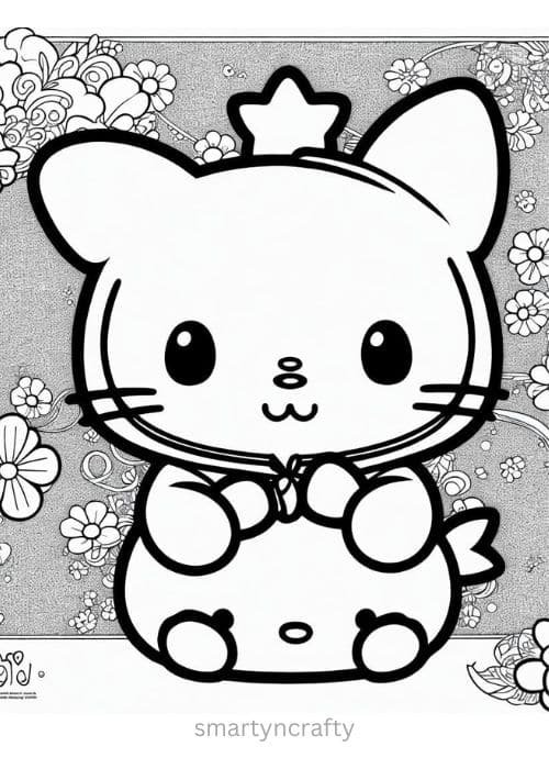 sanrio coloring pages