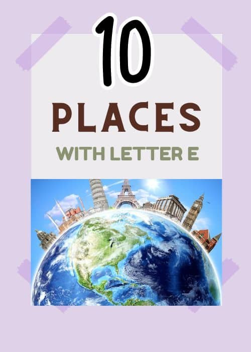 Show and Tell Letter E