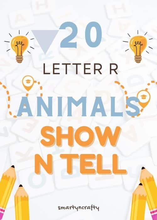 Show and tell letter R 