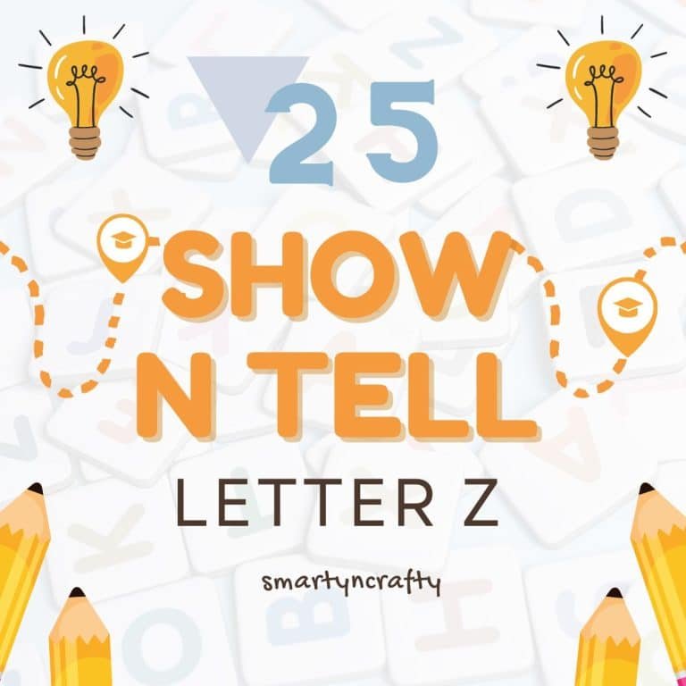 Show and tell letter Z