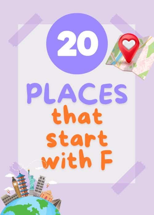show and tell letter F