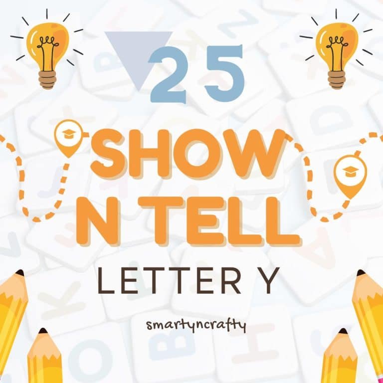 show and tell letter Y