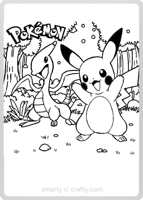 pokemon coloring pages