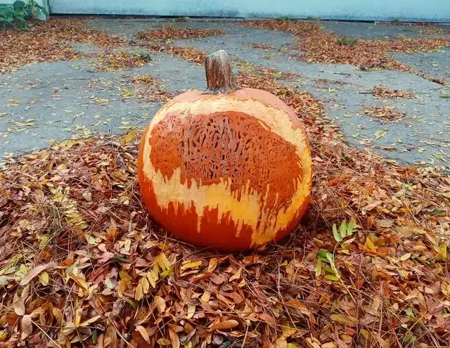 Dripping Wax Pumpkin Carving Ideas