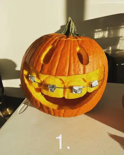  Pumpkin with Braces Carving Ideas