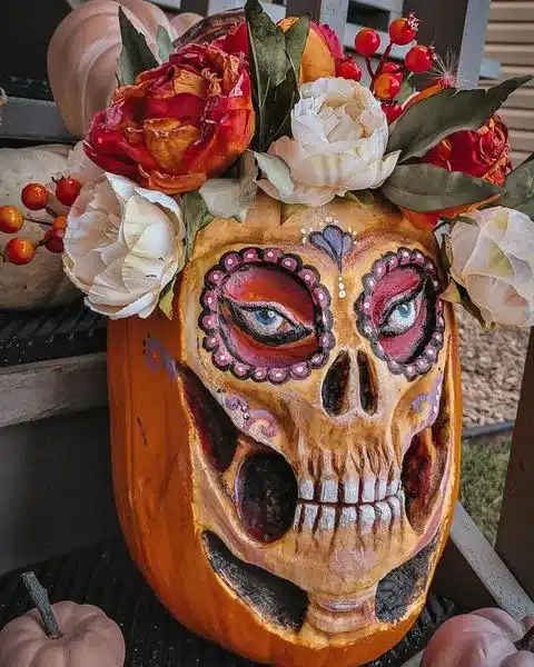 Day of the Dead Pumpkin Carving Ideas